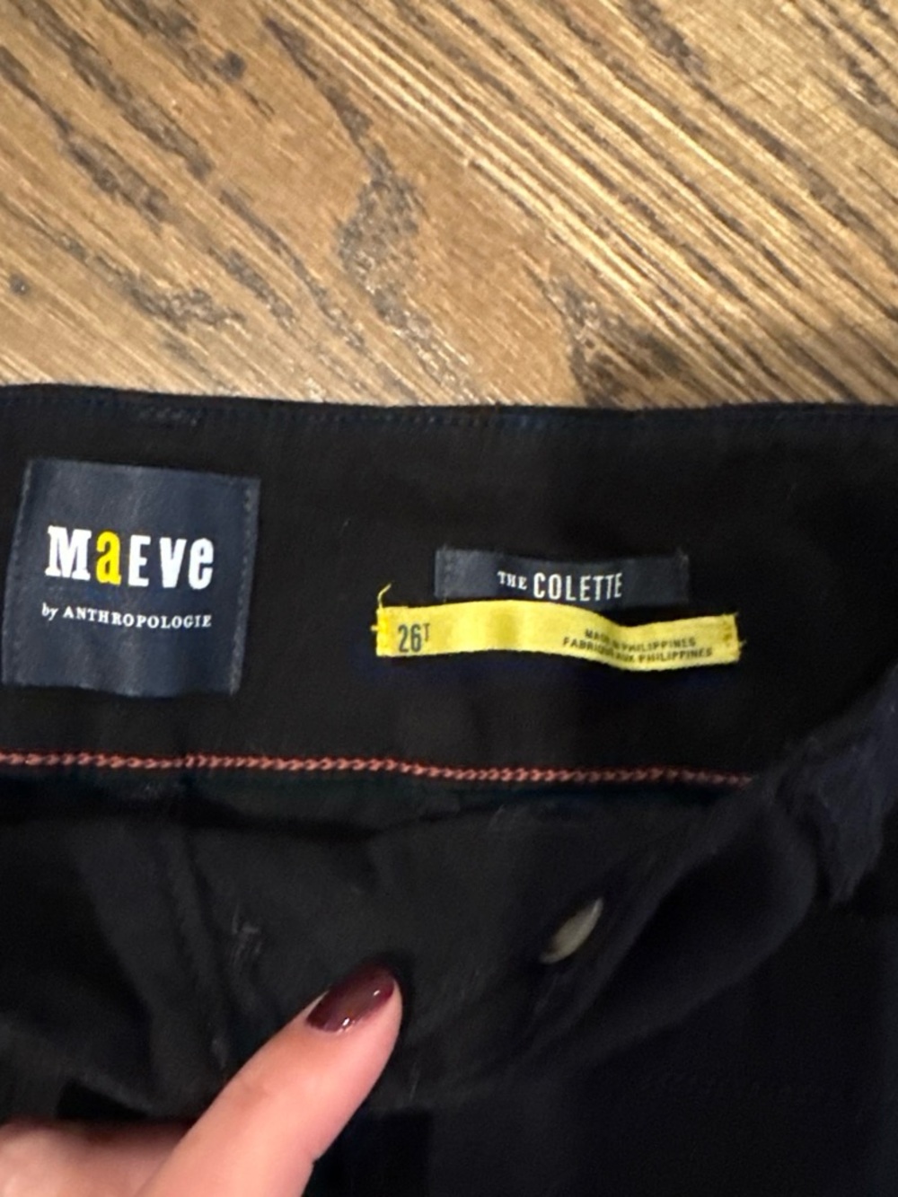 Anthropologie Maeve The Colette Wide Leg Pants in Black